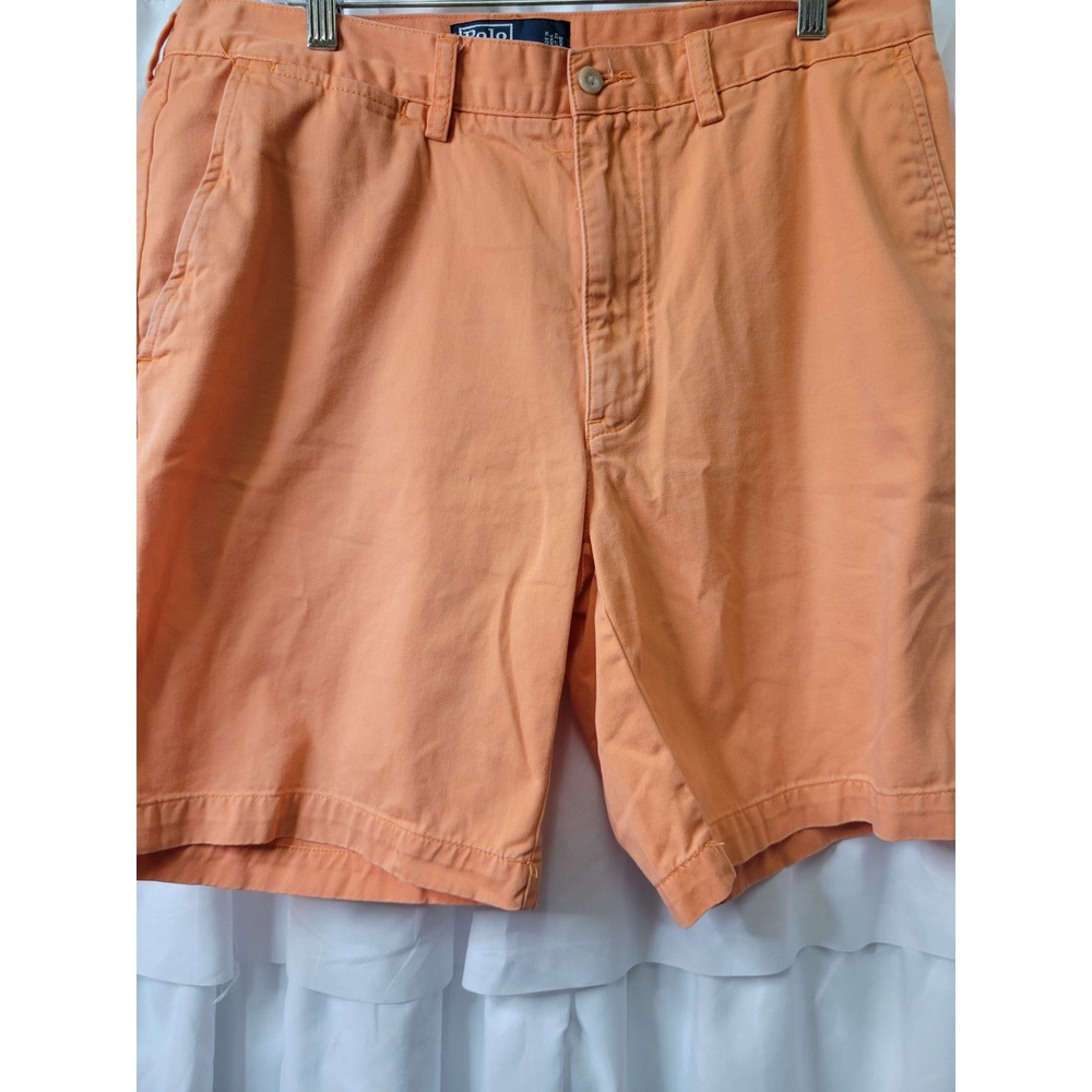 Polo Ralph Lauren Mens Prospect Short Orange Cotton Twill Chino Shorts 34‎ 1905